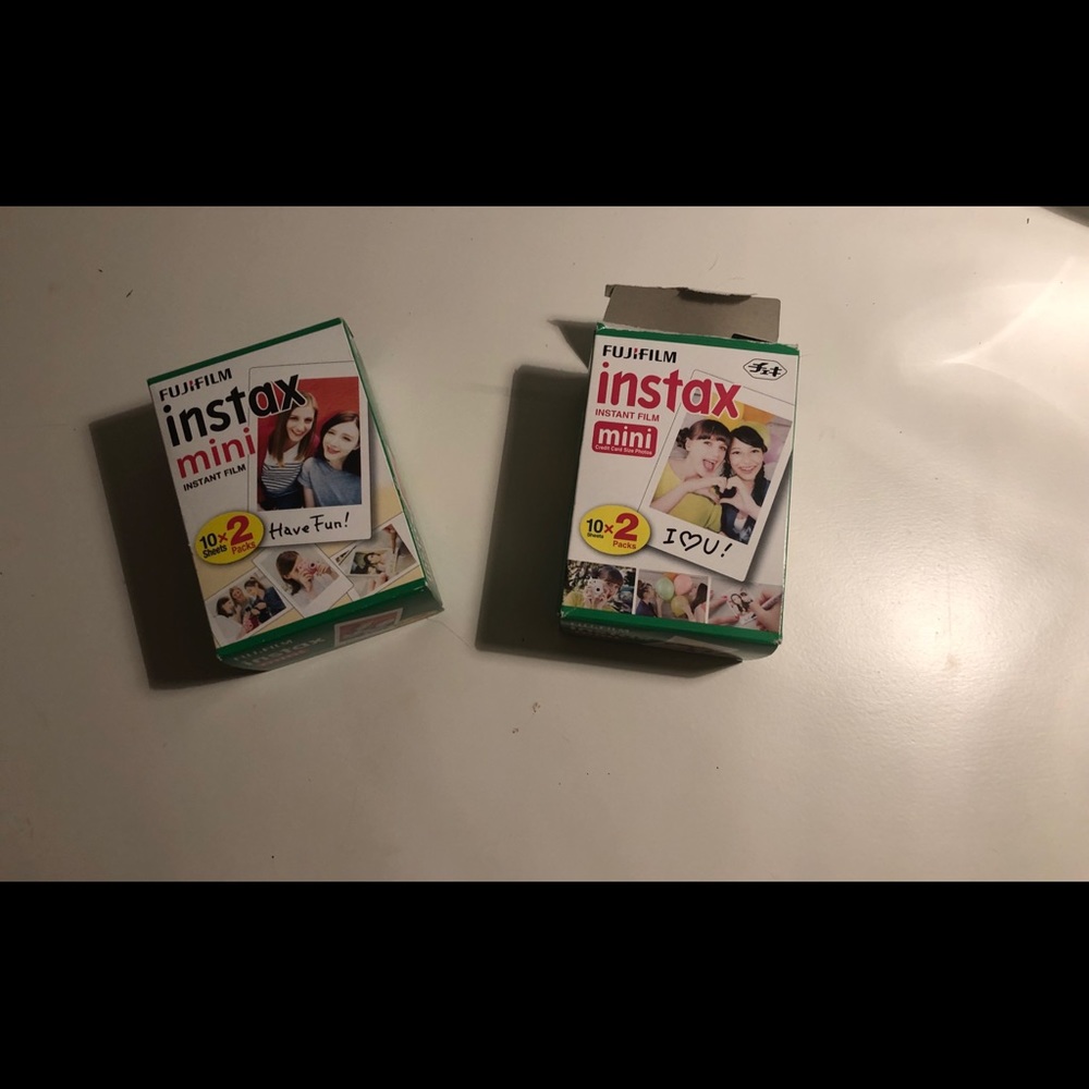 3 packs of Fuji Film Instant Film Mini